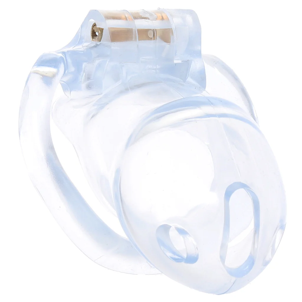 Lockmaster 3.5 Inch Side Lock Resin Cock Cage in Clear 1 1032-lockmaster-3-5-inch-side-lock-resin-cock-cage-in-clear-1.webp