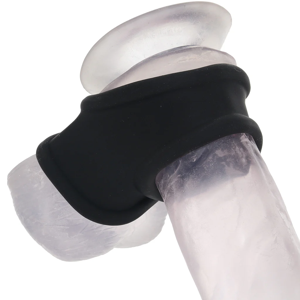 Renegade Piper Cock & Ball Ring in Black