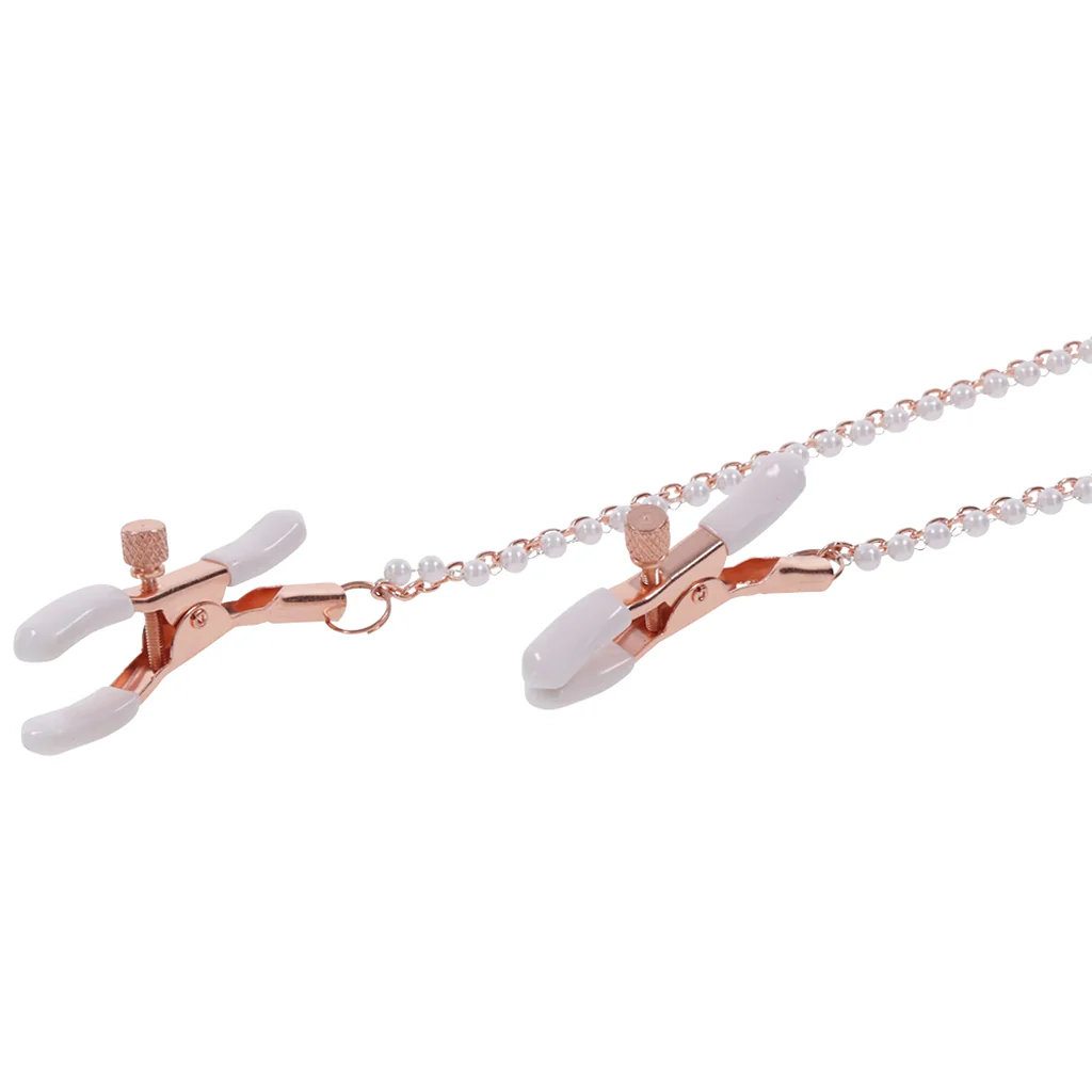 S&M Peaches 'n CreaMe Collar with Nipple Clamps