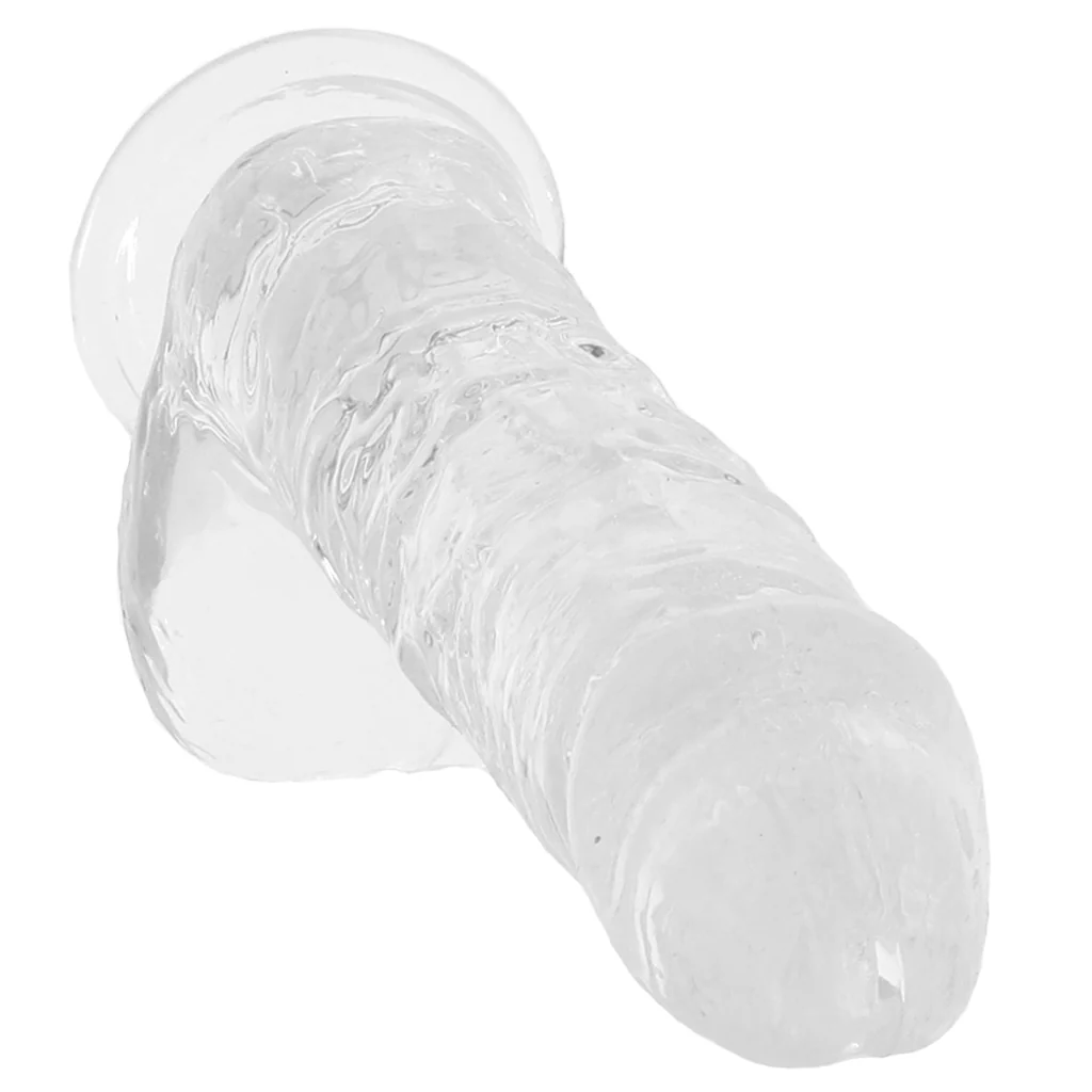 Naturally Yours 6 Inch Crystalline Dildo in Clear