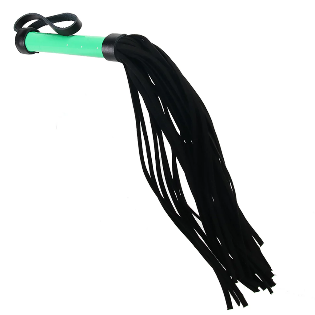 Electra Play Things Flogger in Neon Green