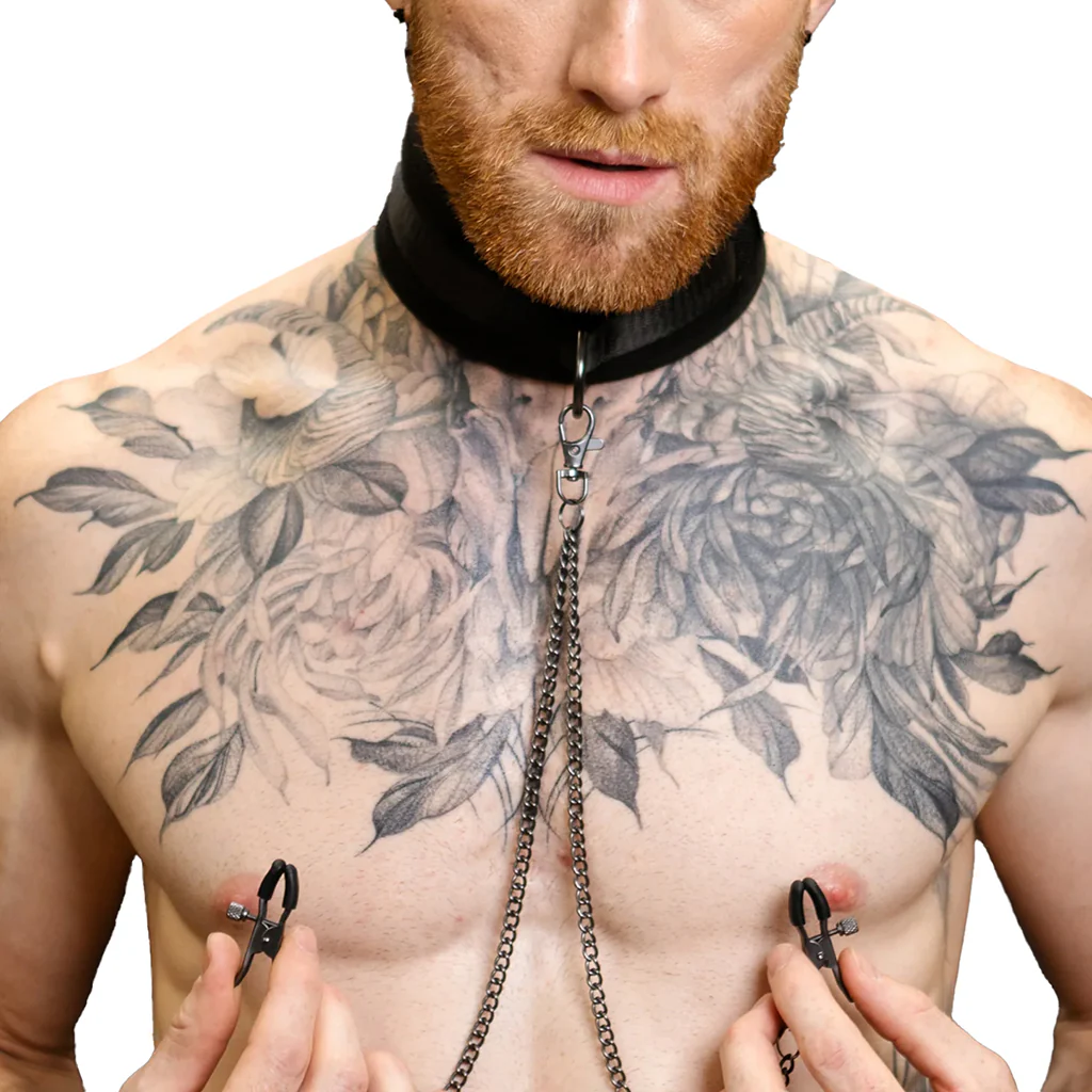 Sei Mio Twin Tweaks Collar & Nipple Clamps