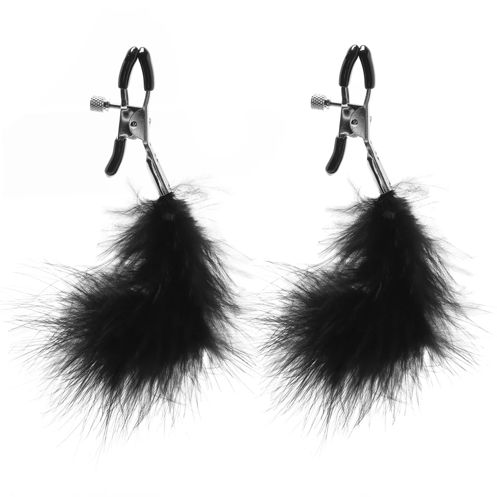 Lux Fetish Feathered Nipple Clips 1 1175-lux-fetish-feathered-nipple-clips-1.webp