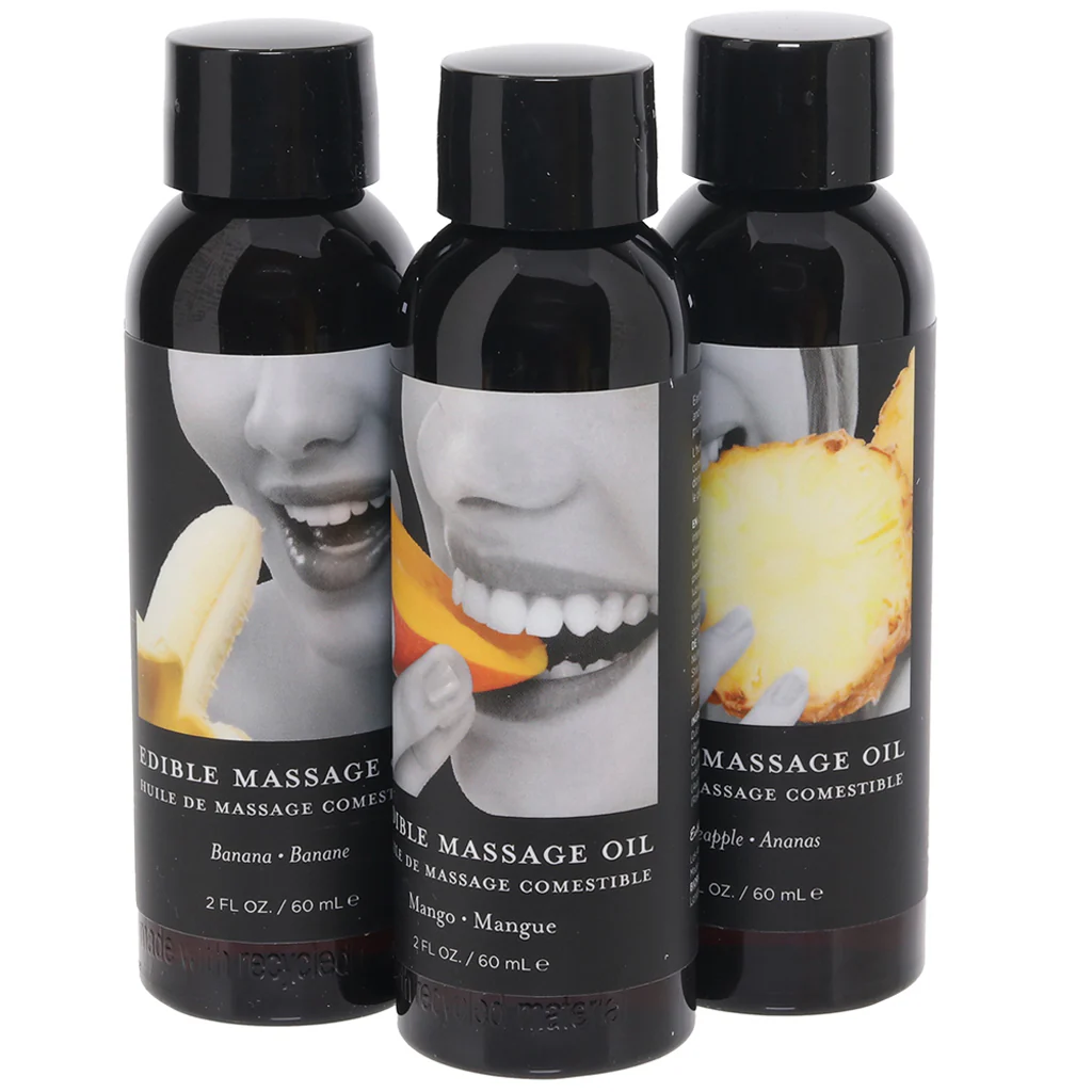 Edible Massage Oil Gift Set in Tropical