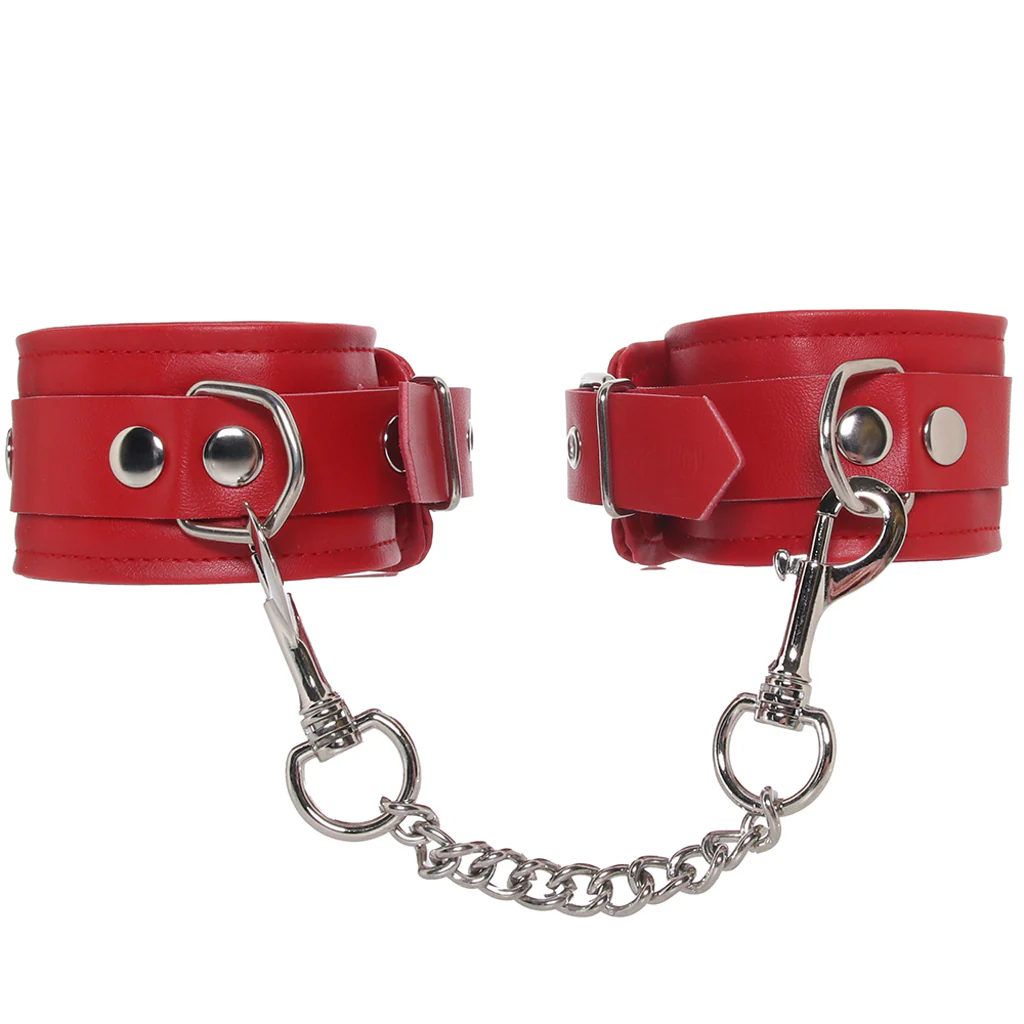 Vegan Leather Wrist Cuffs in Red 1 1496-vegan-leather-wrist-cuffs-in-red-1.webp