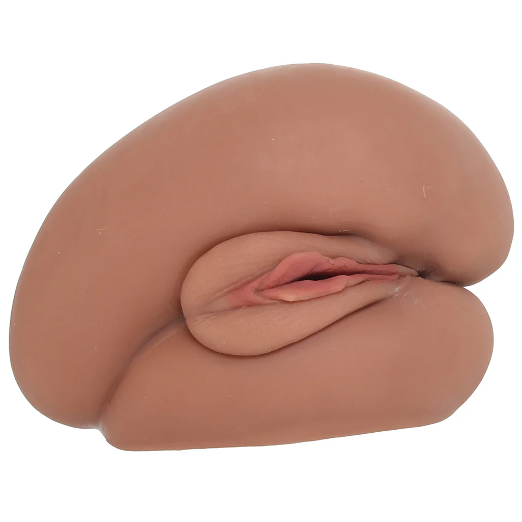 Stroke It Side Banger Pussy & Ass Masturbator in Brown