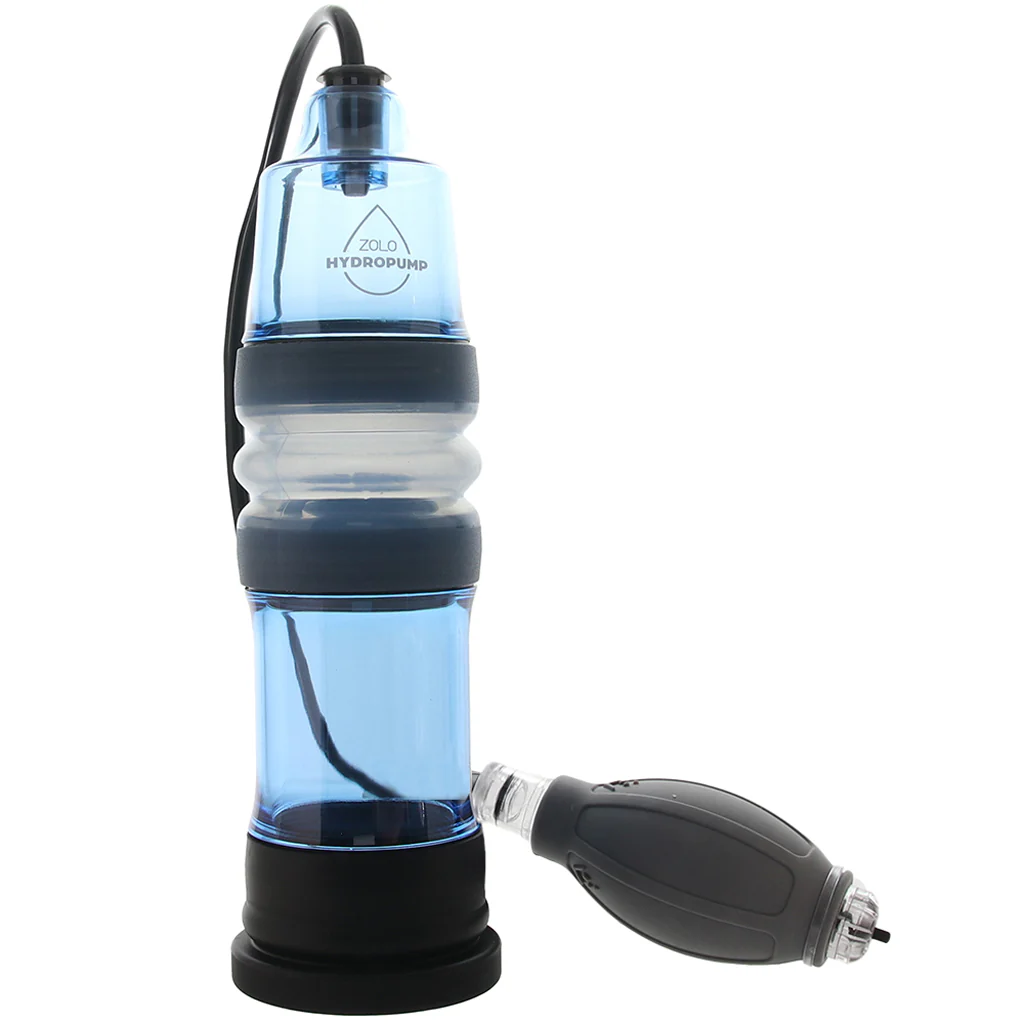 Zolo AquaPump Pro Penis Pump in Blue
