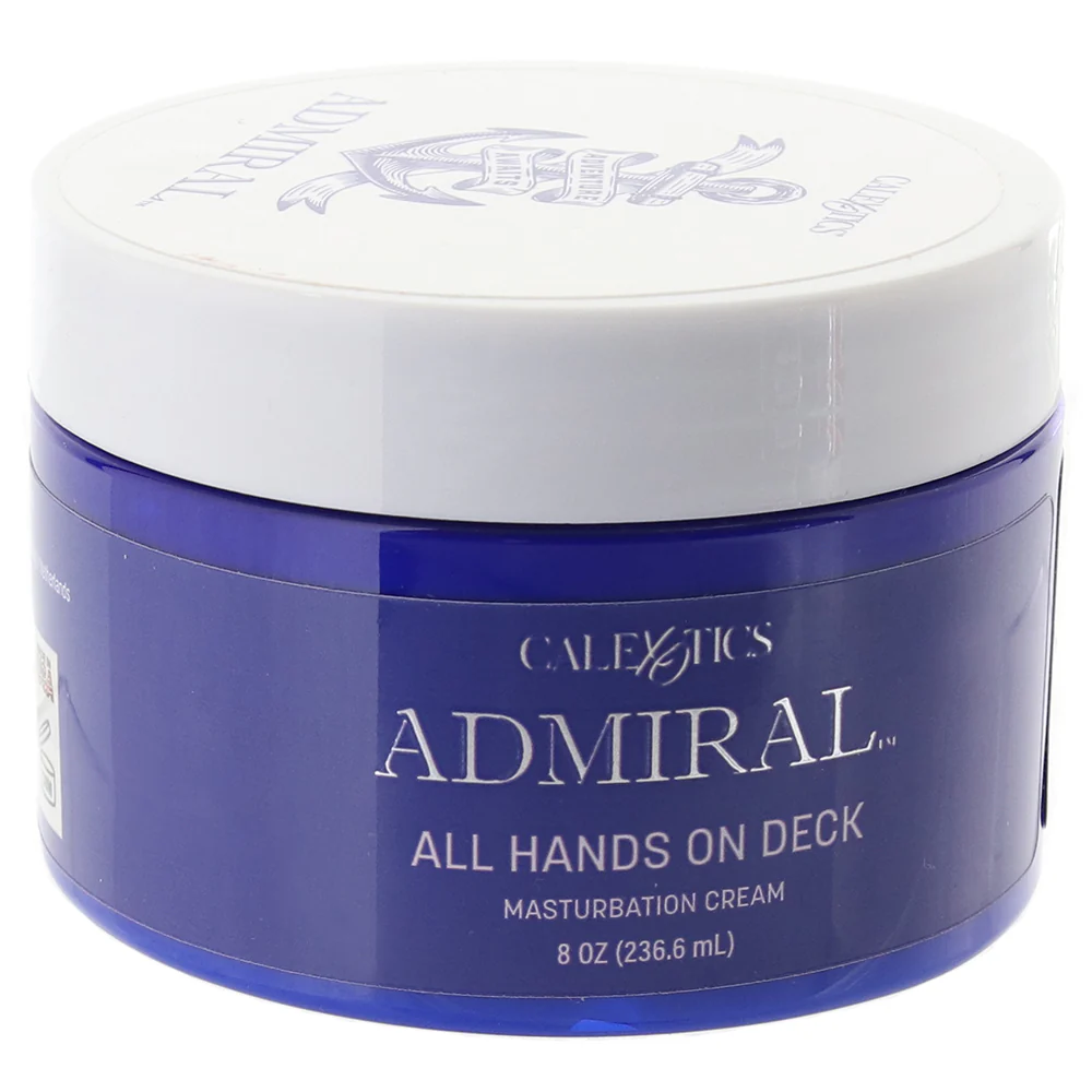 Admiral All Hands On Deck Masturbation Cream in 8oz/237ml