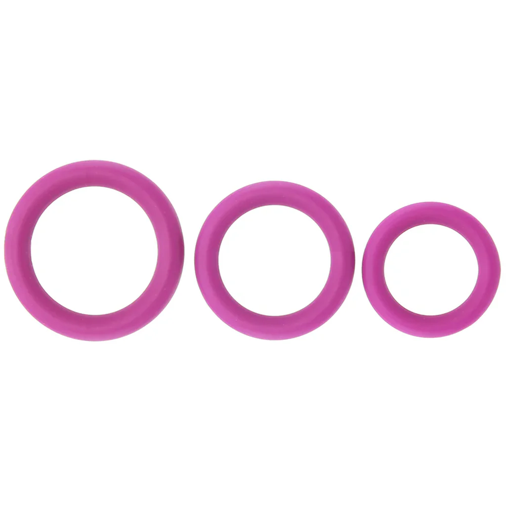 Silicone Cock Rings #2 in Purple