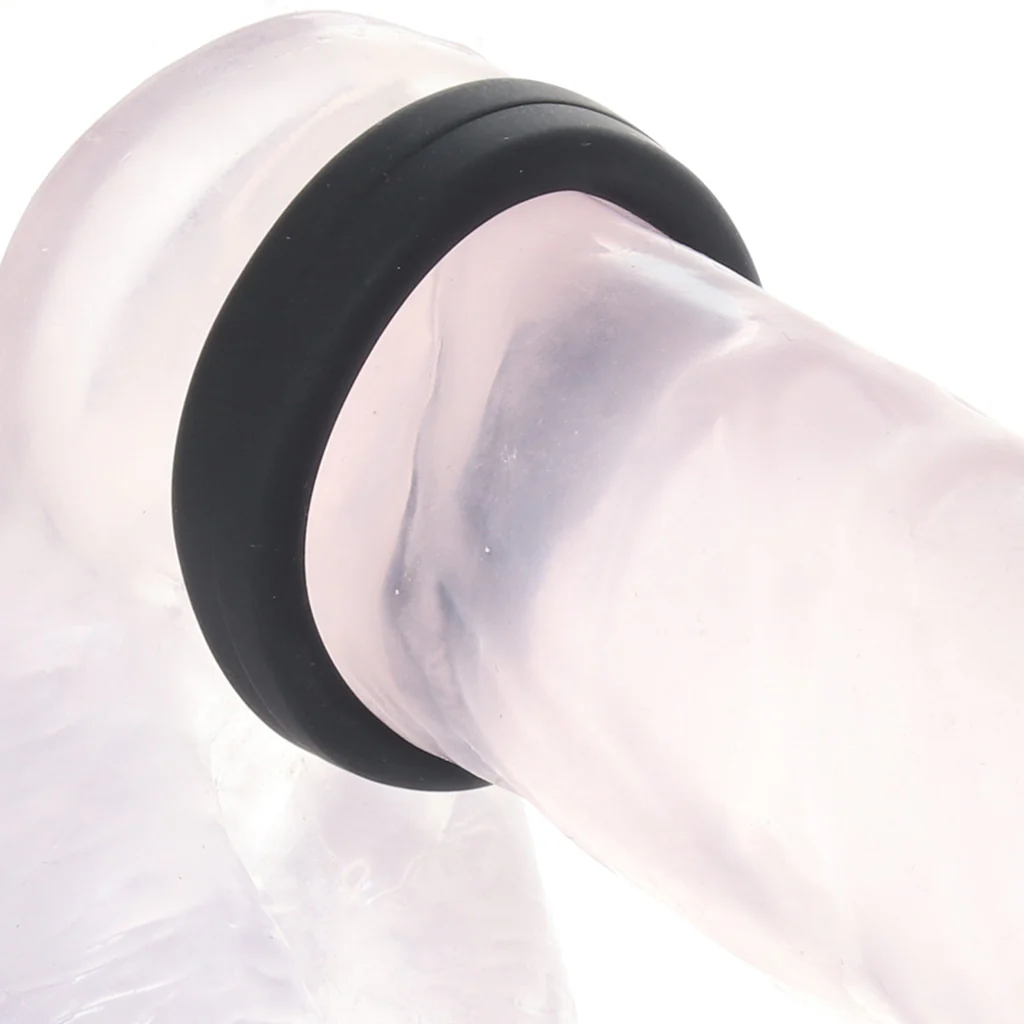 Soft Silicone C-Ring in Black
