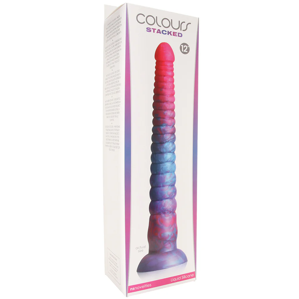 2344-colours-stacked-12-inch-dildo-in-pink-blue-1.webp