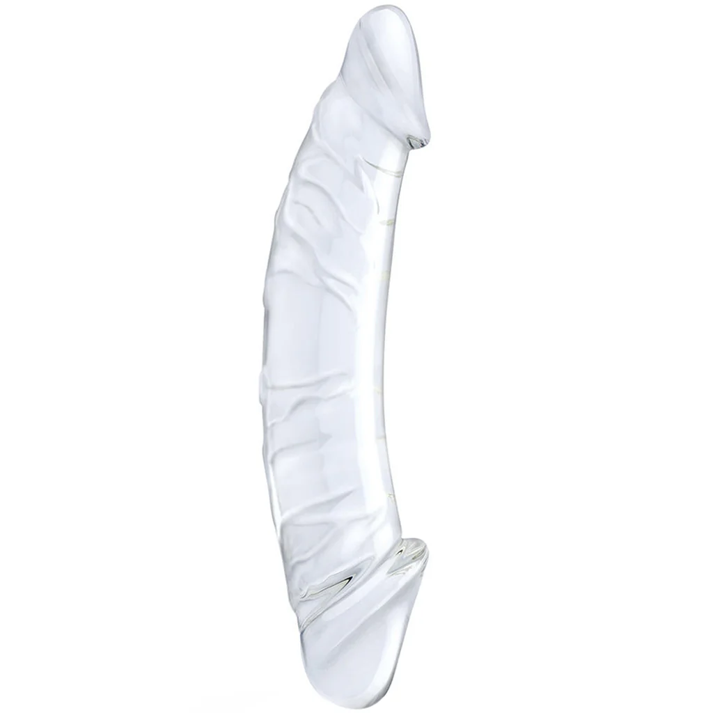 glÃ¤s 10.5 Inch Girthy Realistic Double Ended Dildo