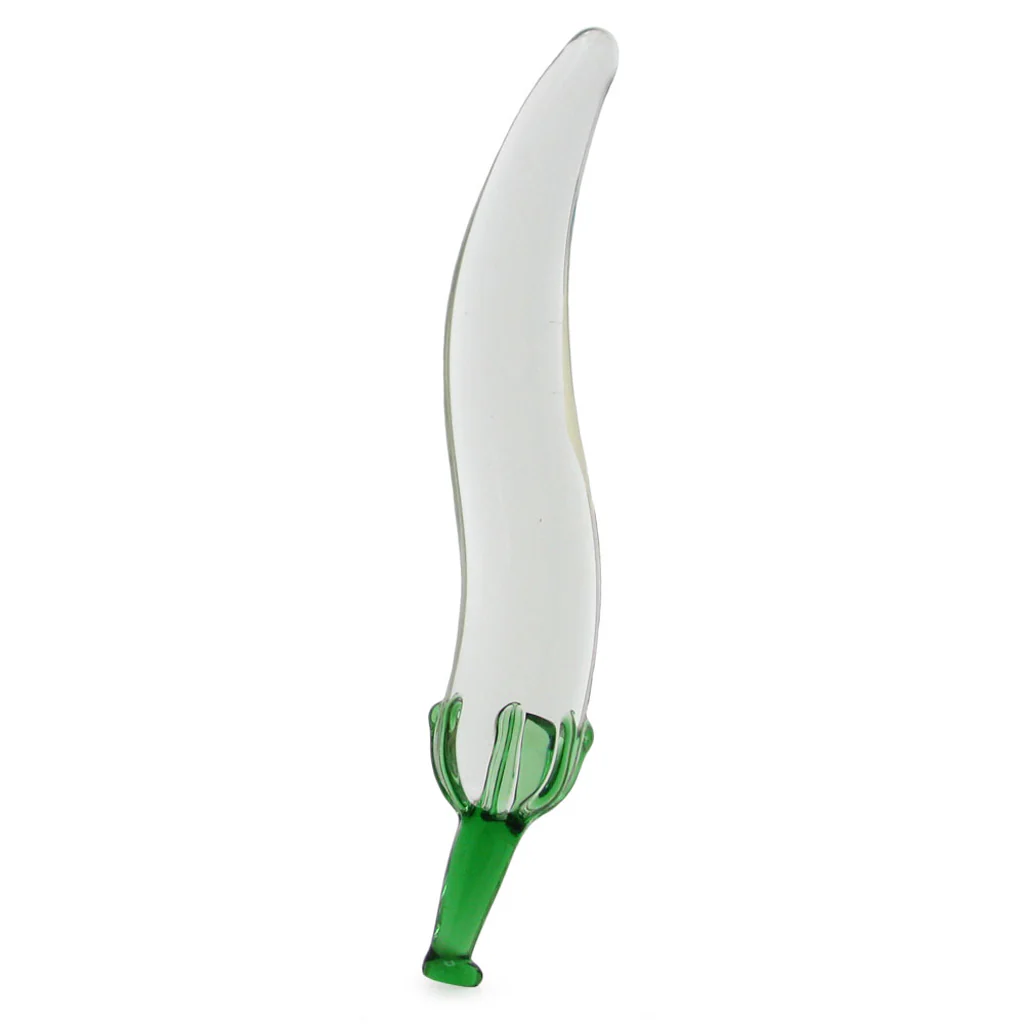 glÃ¤s Naturals Chili Pepper Glass Dildo