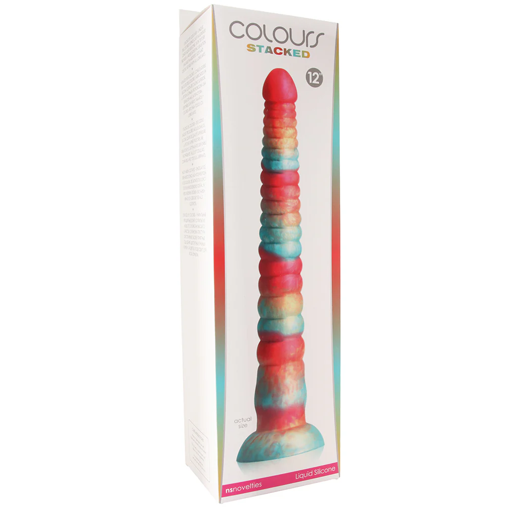 2640-colours-stacked-12-inch-dildo-in-red-gold-1.webp