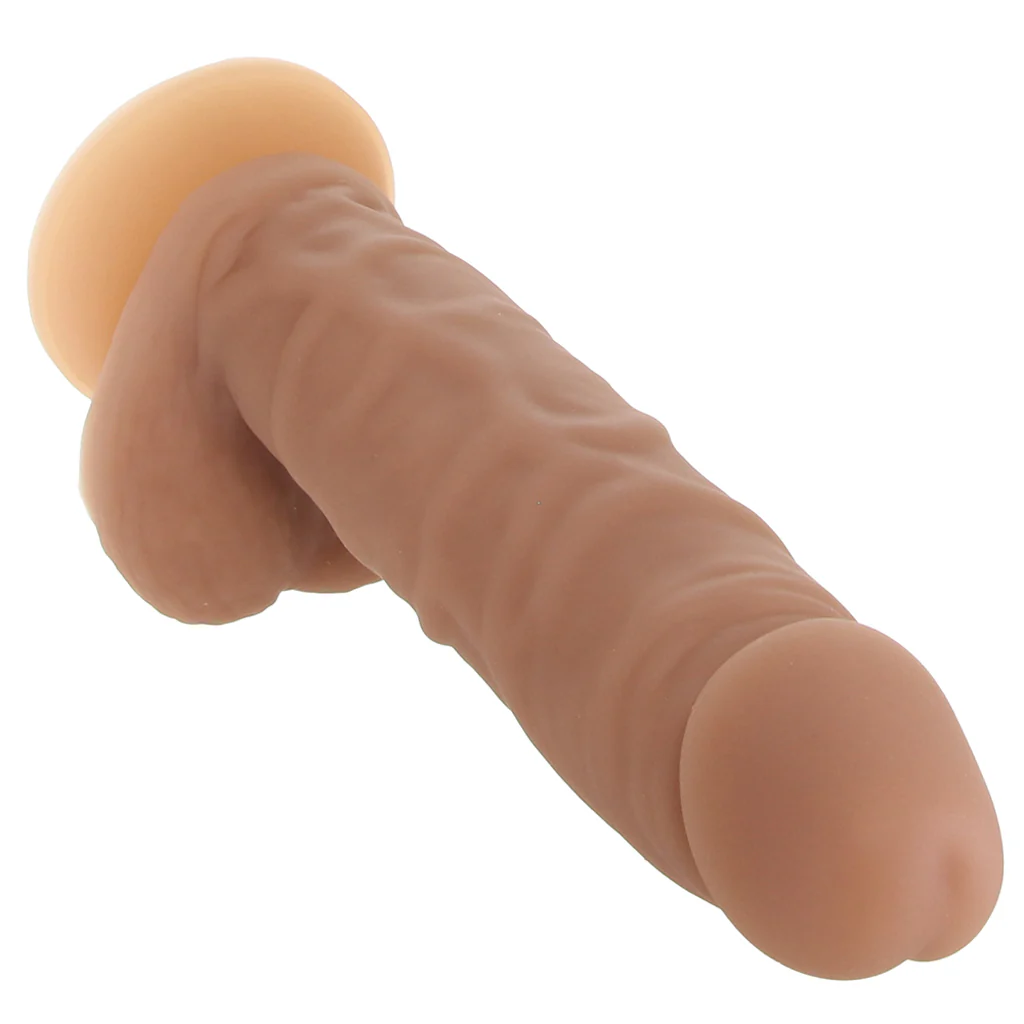2716-easyriders-7-inch-silicone-dildo-with-balls-in-tan-1.webp