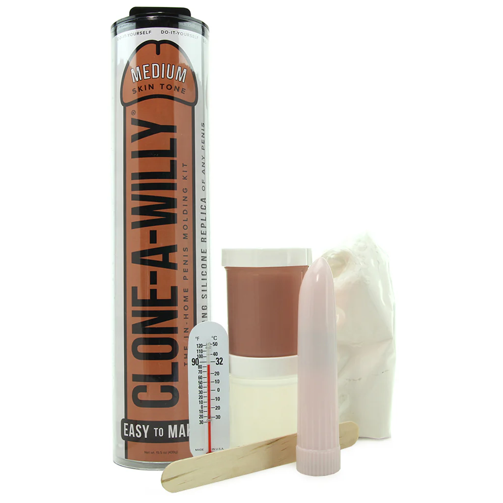 Clone-A-Willy Vibrator Kit in Medium Skin Tone