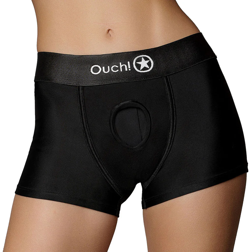 Ouch! Black Vibrating Strap-on Boxer /S 1 2856-ouch-black-vibrating-strap-on-boxer-s-1.webp