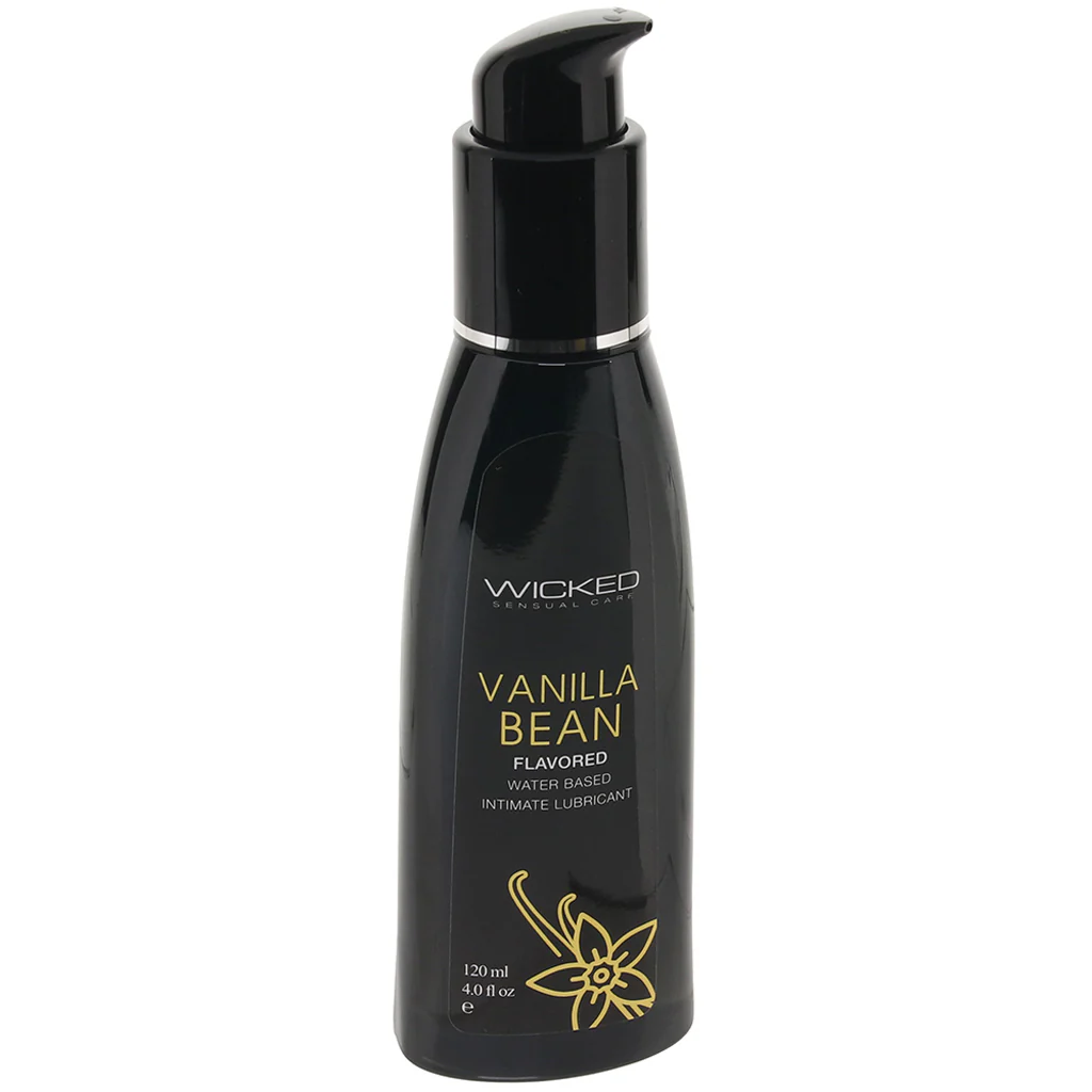 Aqua Flavored Lube 4oz/120ml in Vanilla Bean