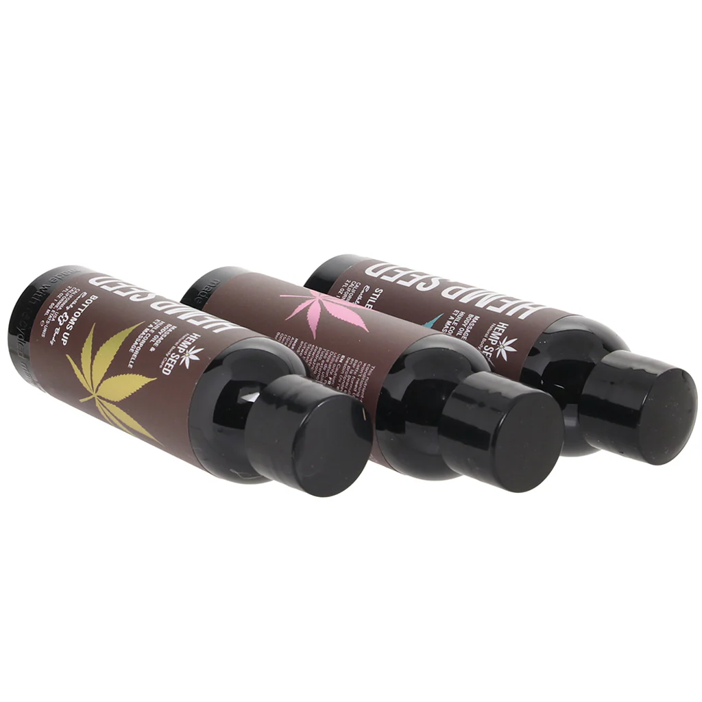 Hemp Seed Massage Oil Gift Set in 3 x 2oz/60ml