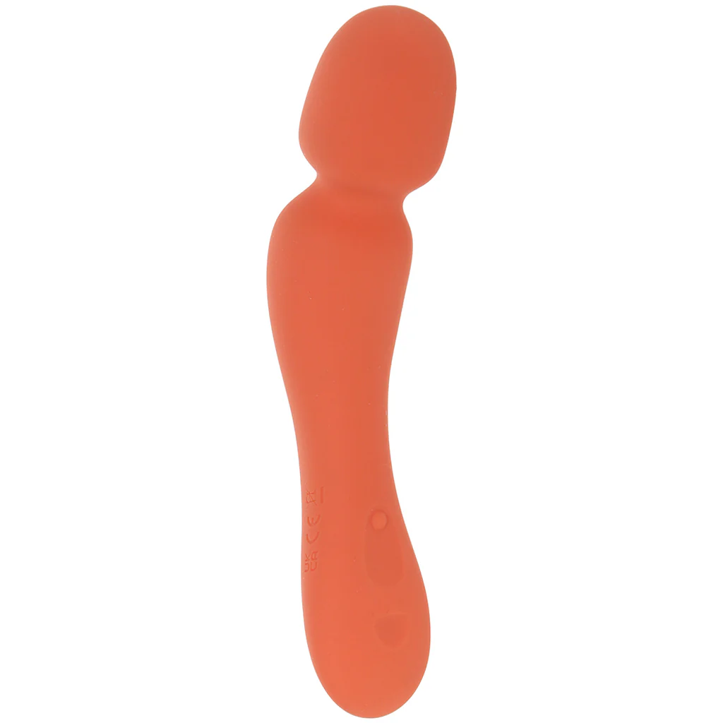 Dame Min External Wand Vibe in Papaya