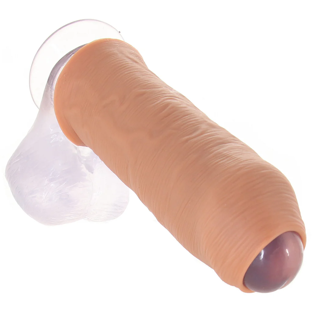Fantasy X-tensions Elite Uncut Silicone Enhancer in Tan