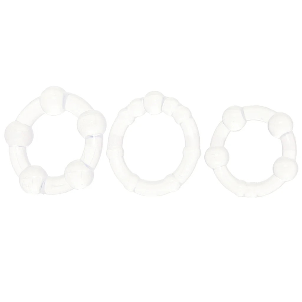 Alpha Liquid Silicone Beaded Rings