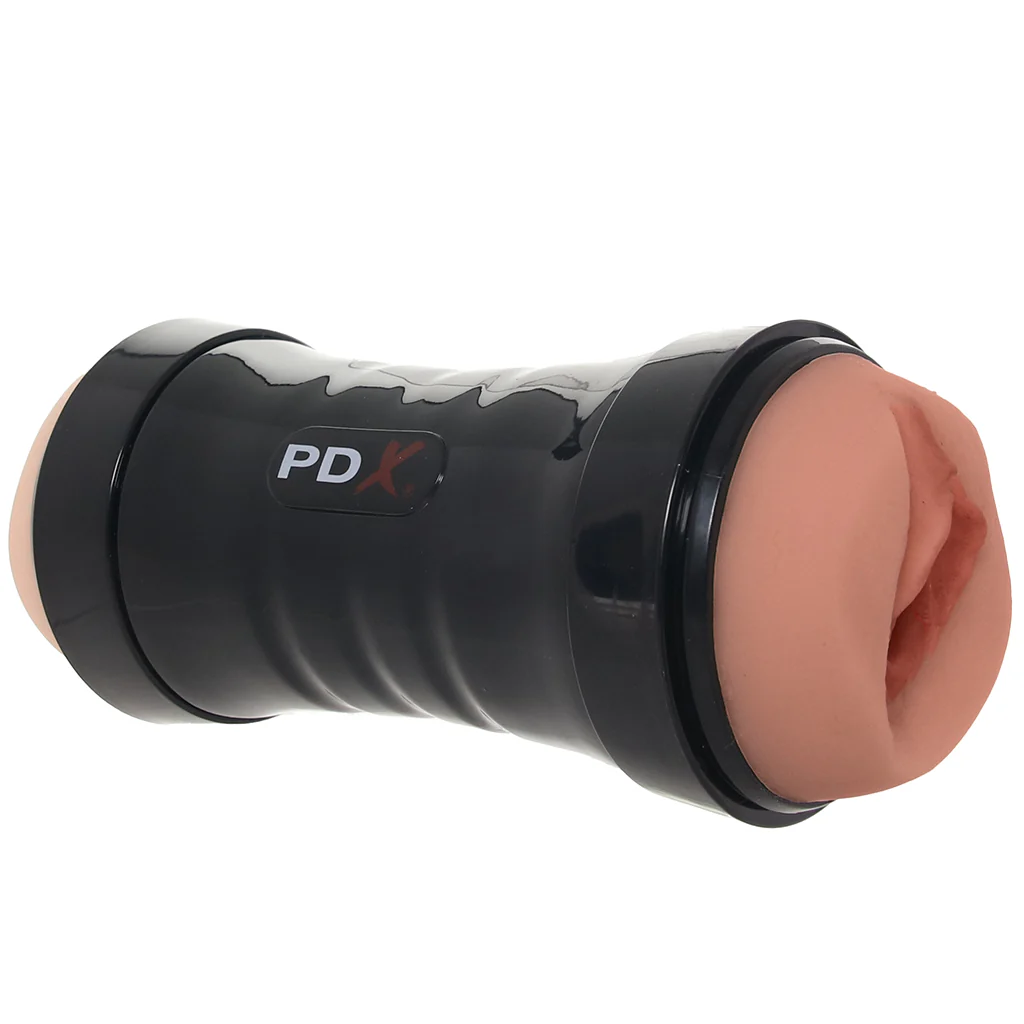 PDX Wet Pussies Super Flip-A-Pussy Over Stroker in Brown
