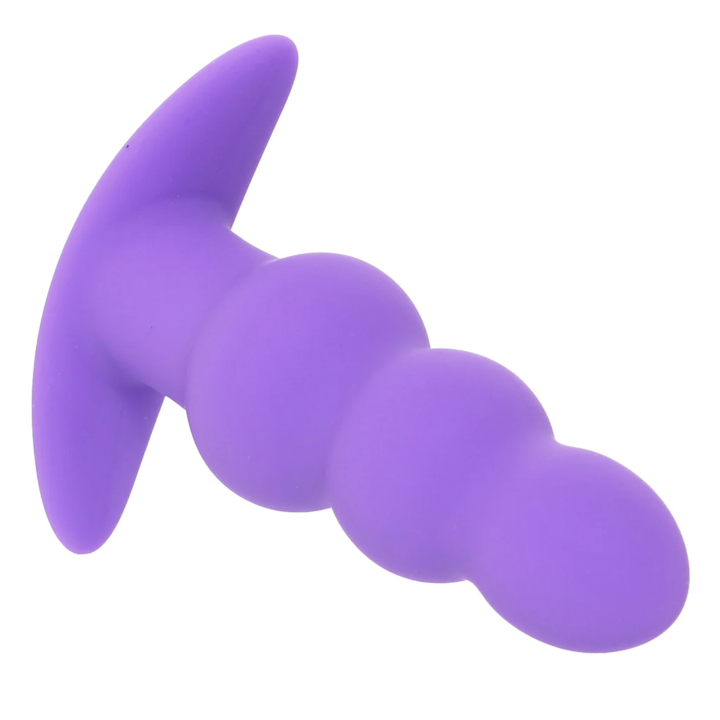 Basic Essentials Vibrating Beaded Anal Probe