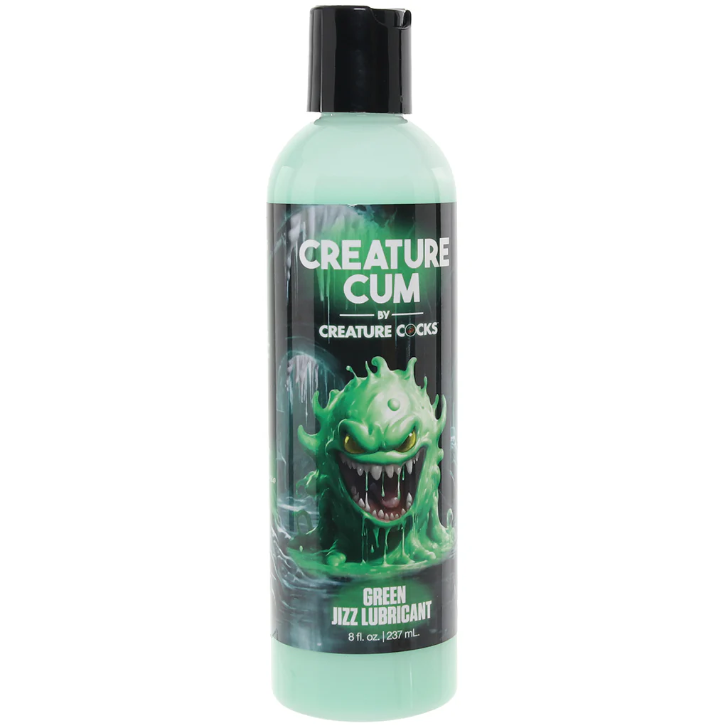 Creature Cum Water-Based Green Lube in 8oz/237ml