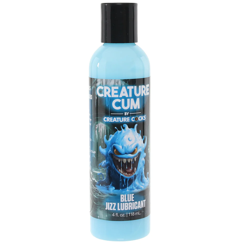 Creature Cum Water-Based Blue Lube in 4oz/118ml