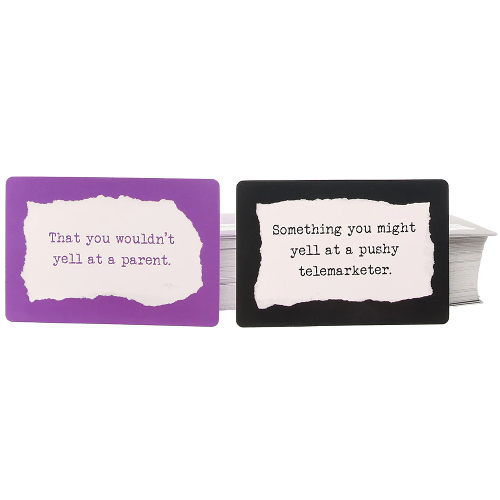 Pr*ck! Sl*t! F*ckhead! The Card Game