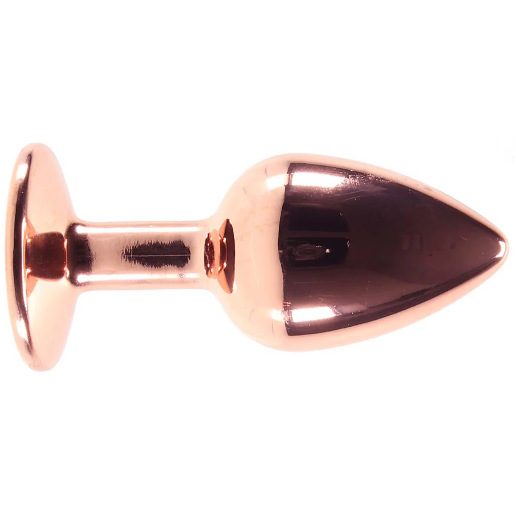 4675-small-aluminum-plug-with-clear-gem-in-rose-gold-1.webp