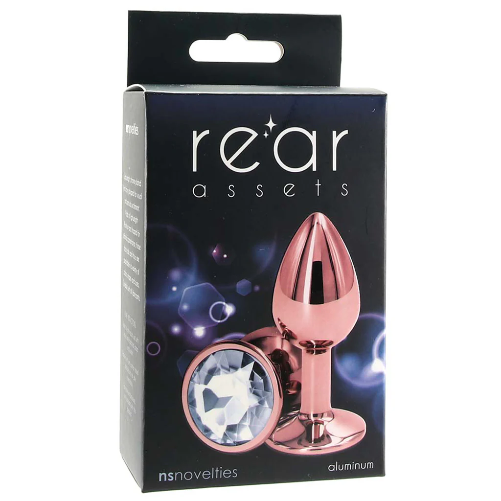 4675-small-aluminum-plug-with-clear-gem-in-rose-gold-1.webp