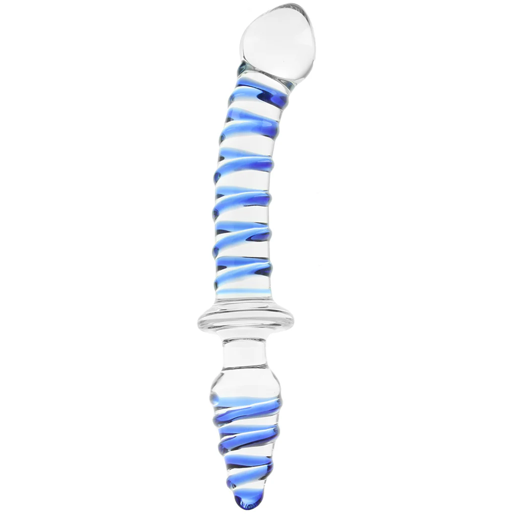glÃ¤s 10 Inch Mr. Swirly Double Dildo & Butt Plug