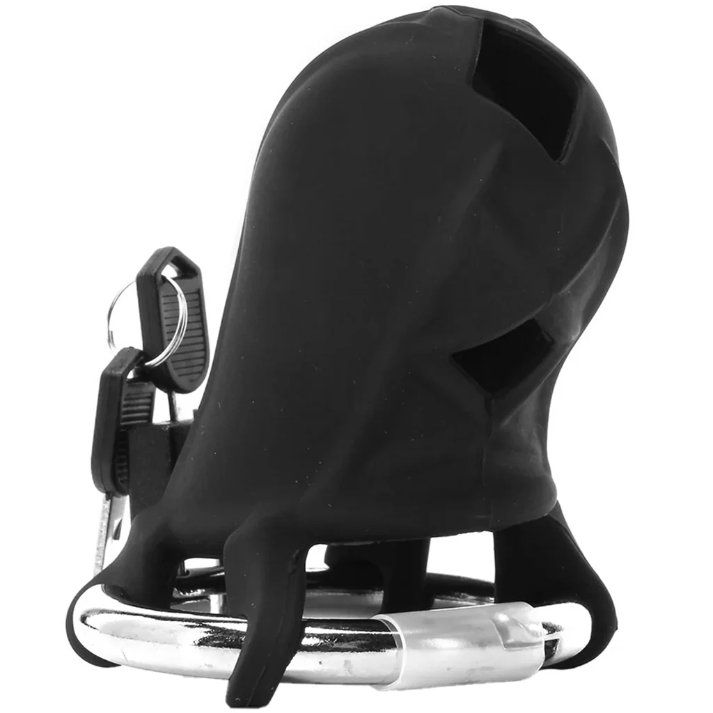 Extreme Silicone Cock Blocker in Black