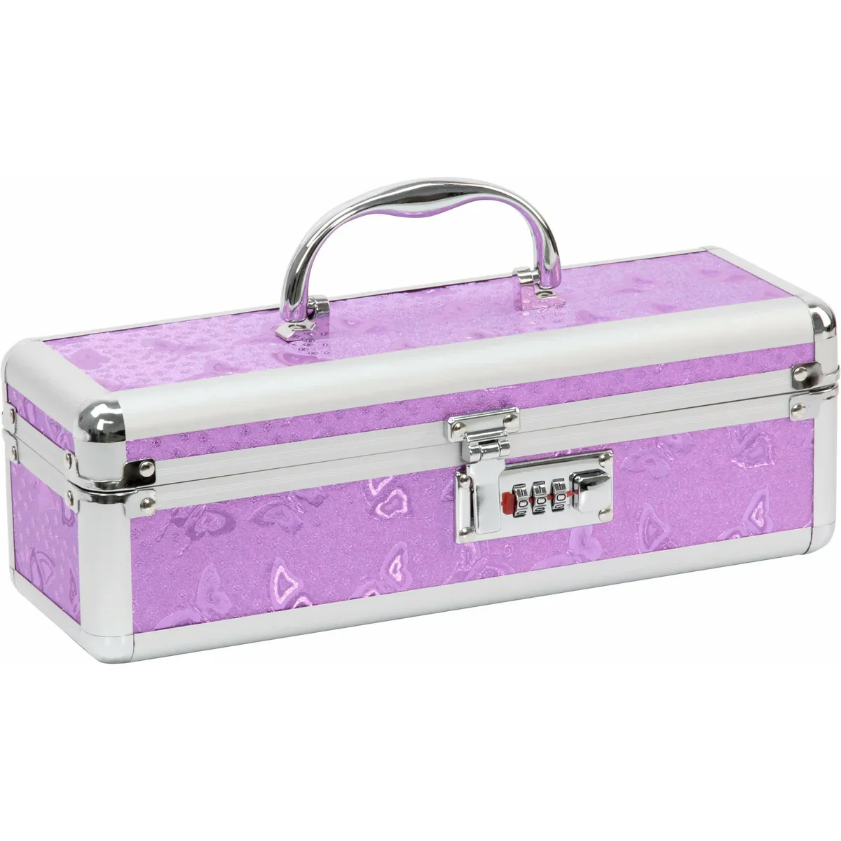 Simple and True Lockable Small Vibrator Case in Purple