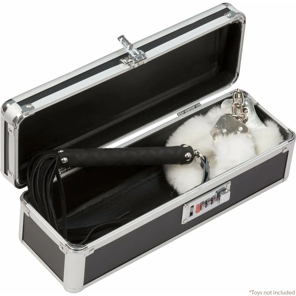 Simple and True Lockable Small Vibrator Case in Black
