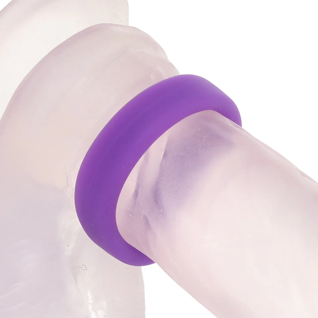Soft Silicone C-Ring in Purple