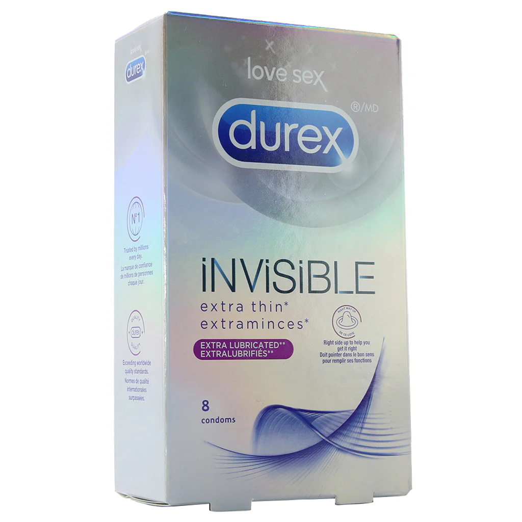 Invisible Extra Smooth Condoms in 8 Pack