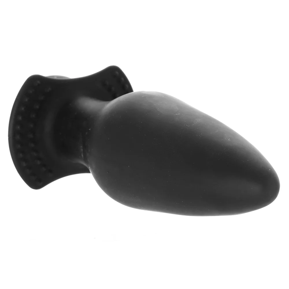 Vibrating Silicone Booty Rider Vibe in Black