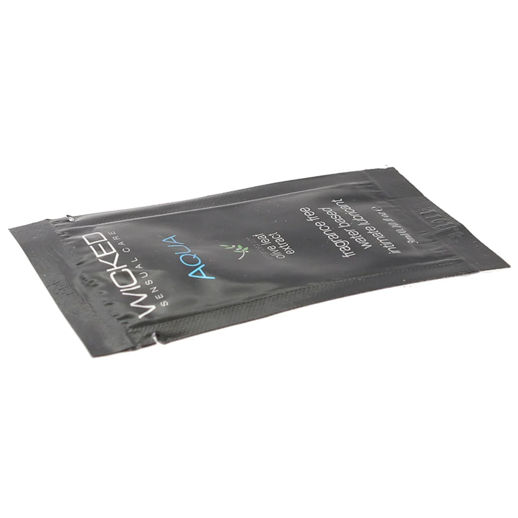 Aqua Fragrance Free Water Based Lube .10oz/3ml