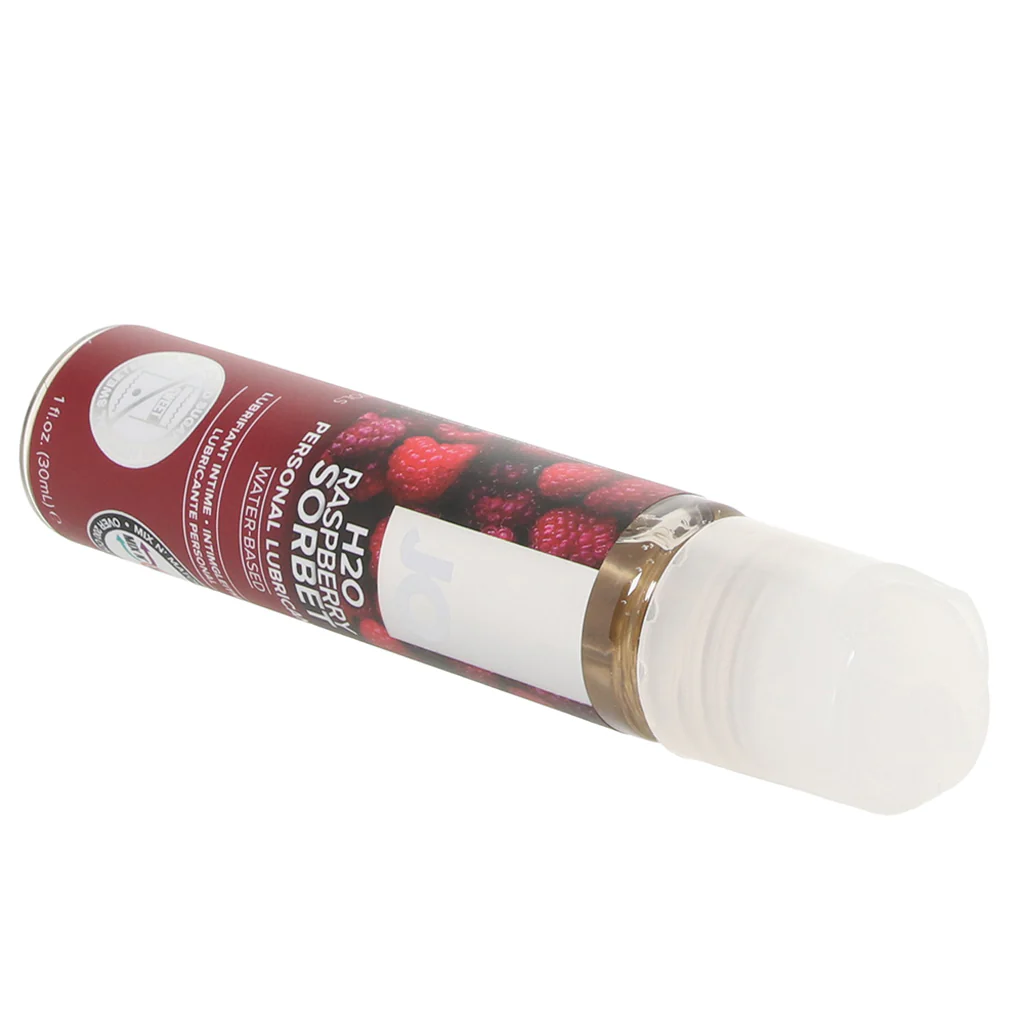 H2O Flavored Lube 1oz/30ml in Raspberry Sorbet