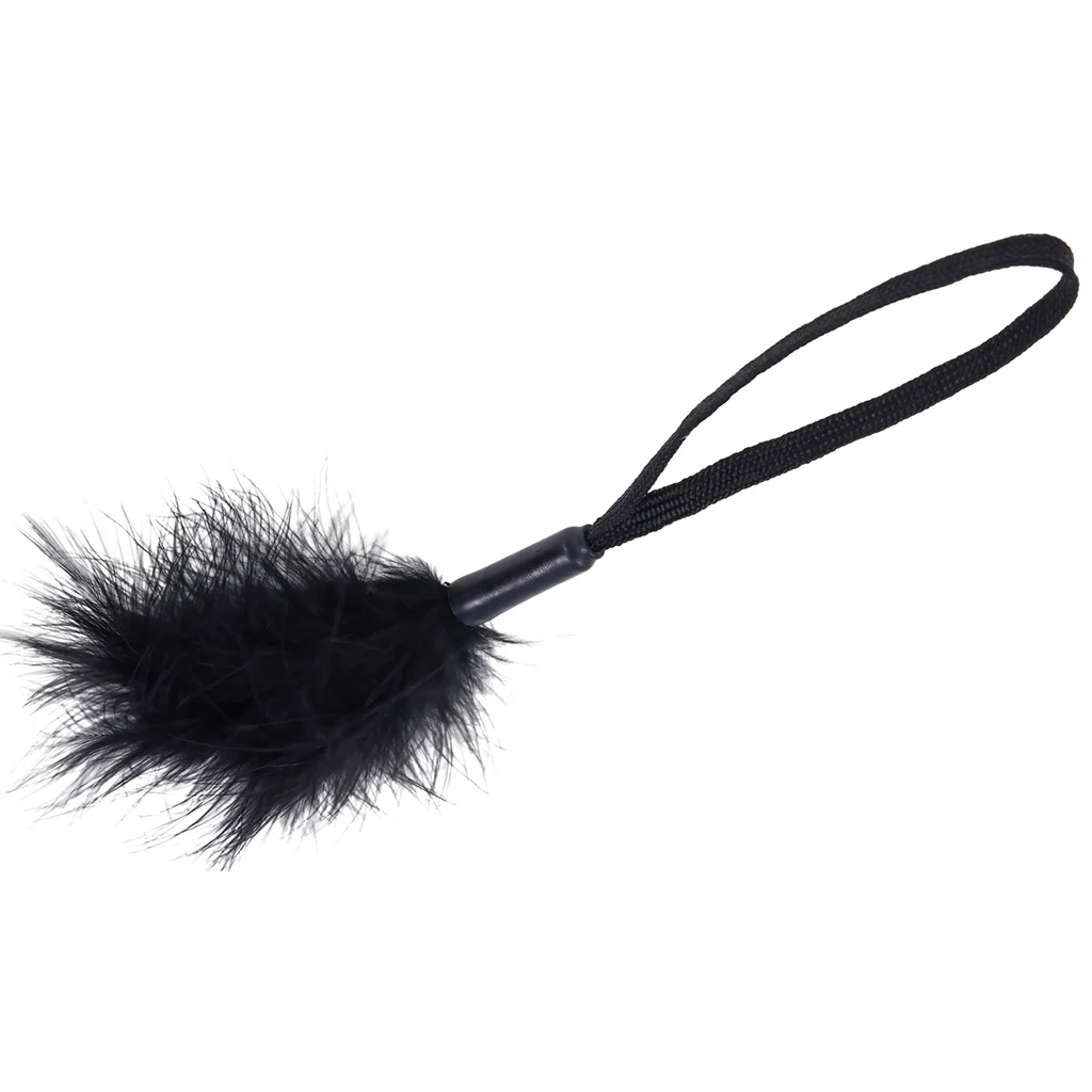 S&M Peaches 'n CreaMe Wrist Feather Ticker in Black