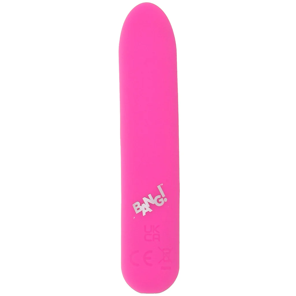 Bang! Flexible Tapered Silicone Bullet Vibe in Pink
