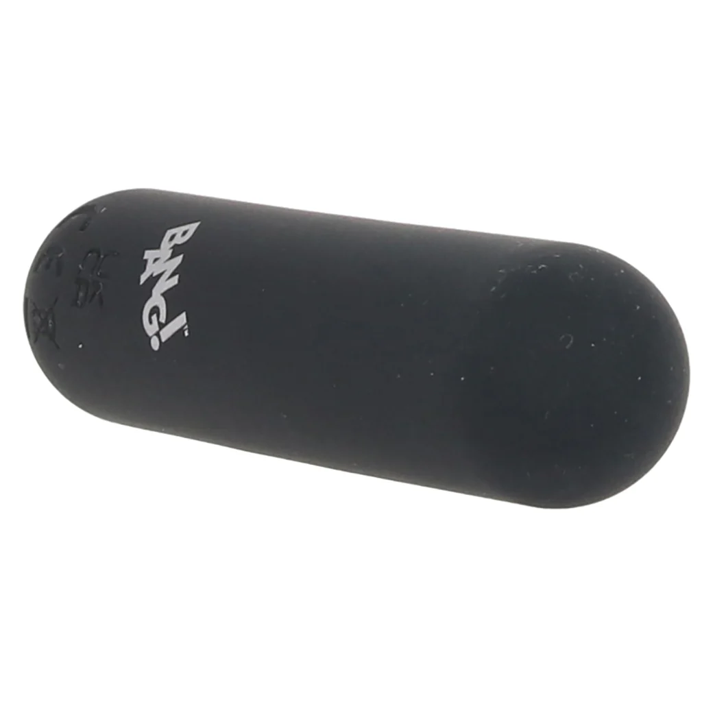 Bang! Flexible Silicone Bullet Vibe in Black
