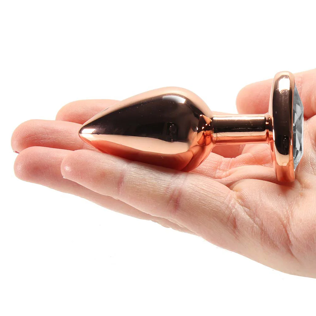 545-small-aluminum-plug-with-clear-heart-gem-in-rose-gold-1.webp