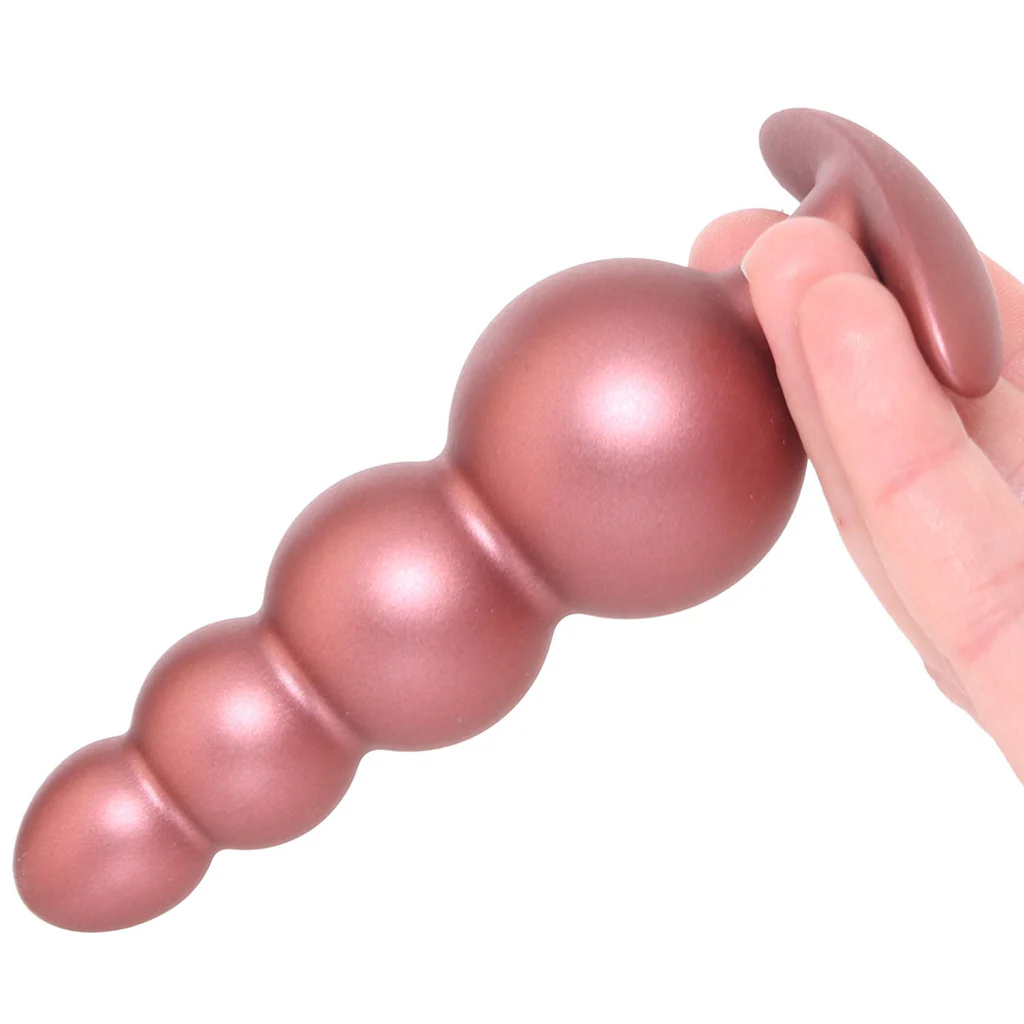 800-ouch-smooth-silicone-beaded-butt-plug-in-rose-gold-1.webp