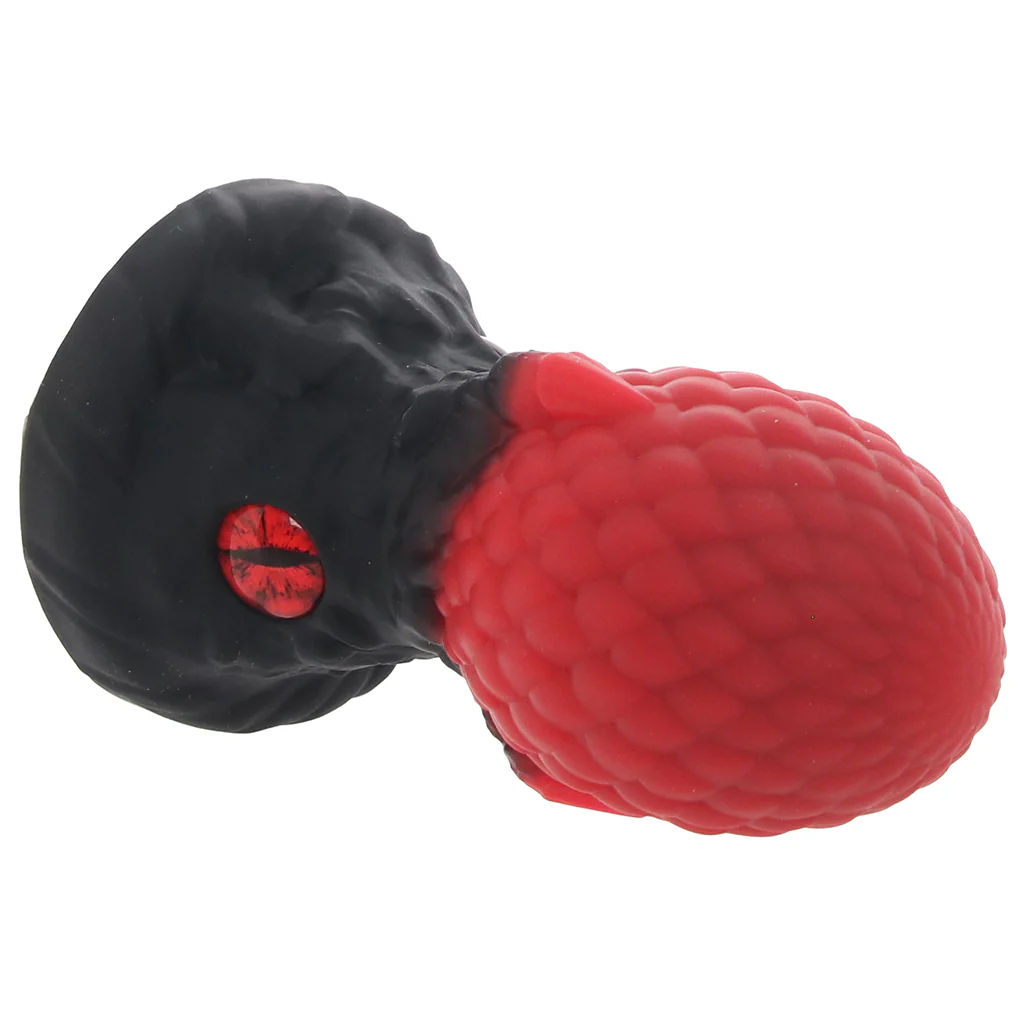 Creature Cocks Eye of the Dragon Silicone Plug in Red