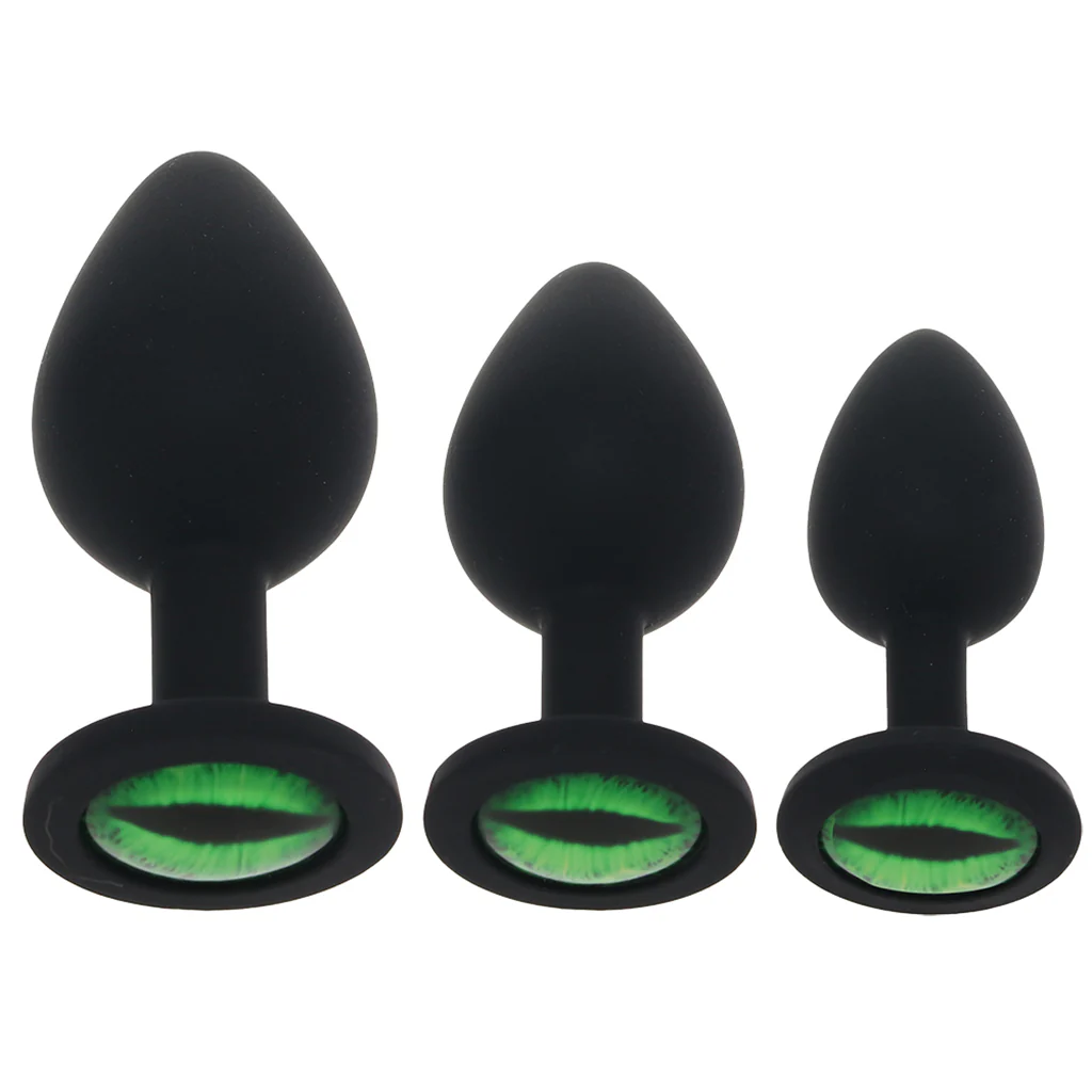Creature Cocks Creature Eyes Silicone Butt Plug Set