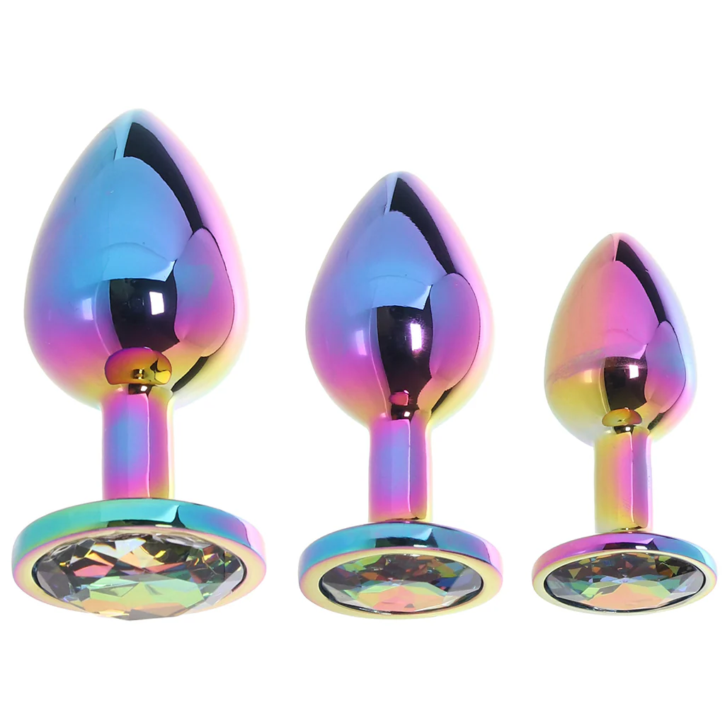 Ouch! Venice Collection Metal Anal Plug Set